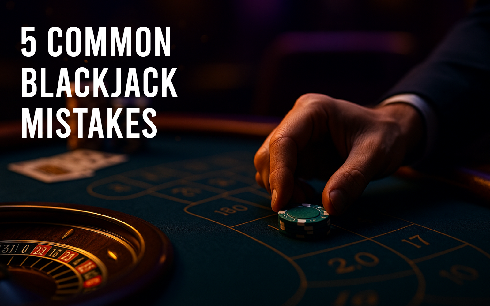 Five common blackjack mistakes and how to avoid them online
